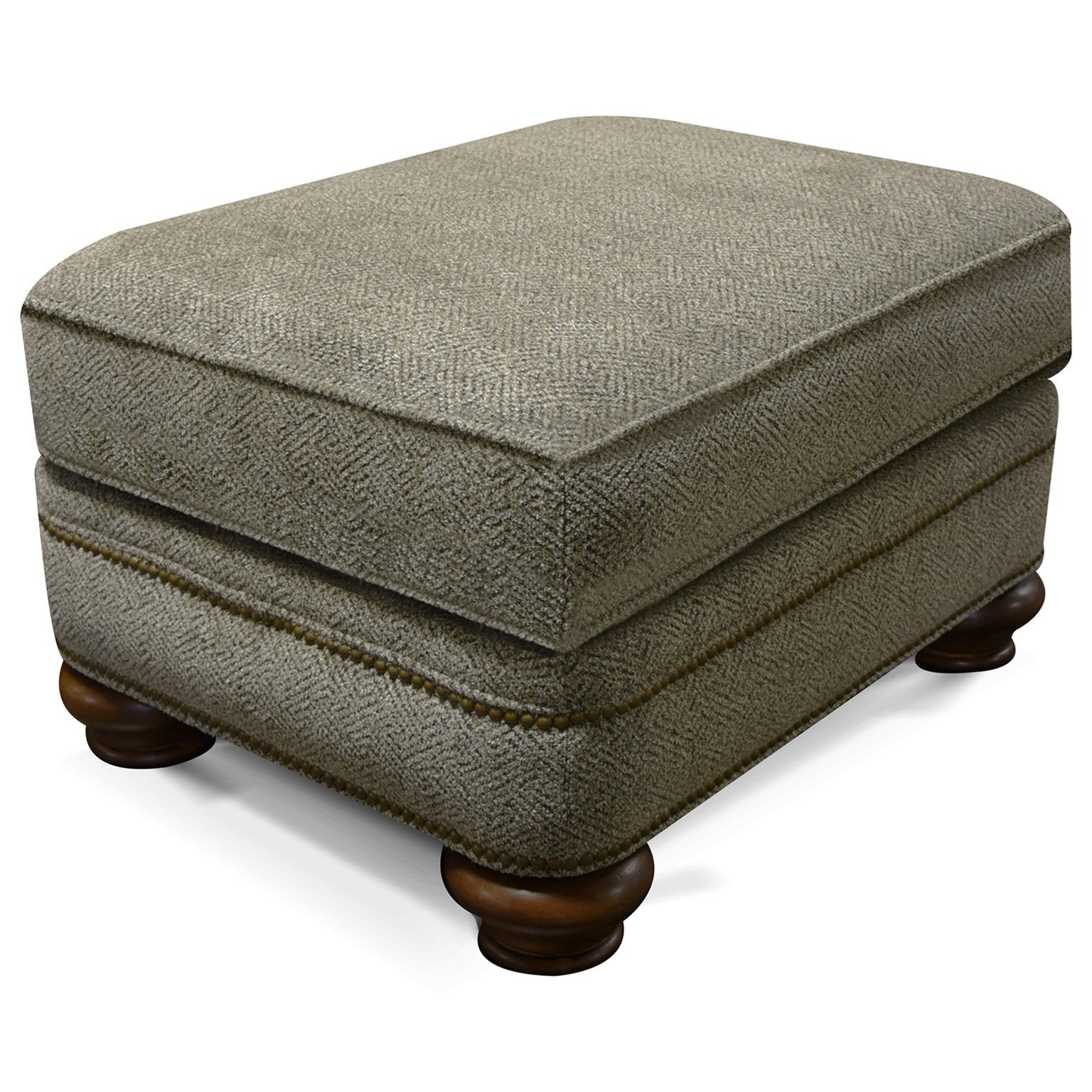 England Reed Ottoman with Nailhead Trim Godby Home Furnishings Ottomans